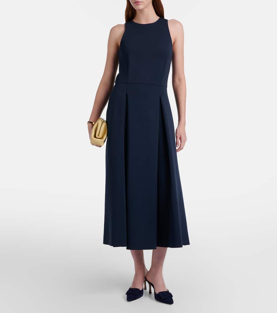 Cannone cotton-blend jersey midi dress