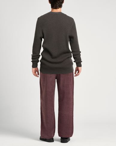 Gran Sasso Man Sweater Charcoal Size 48 Virgin Wool