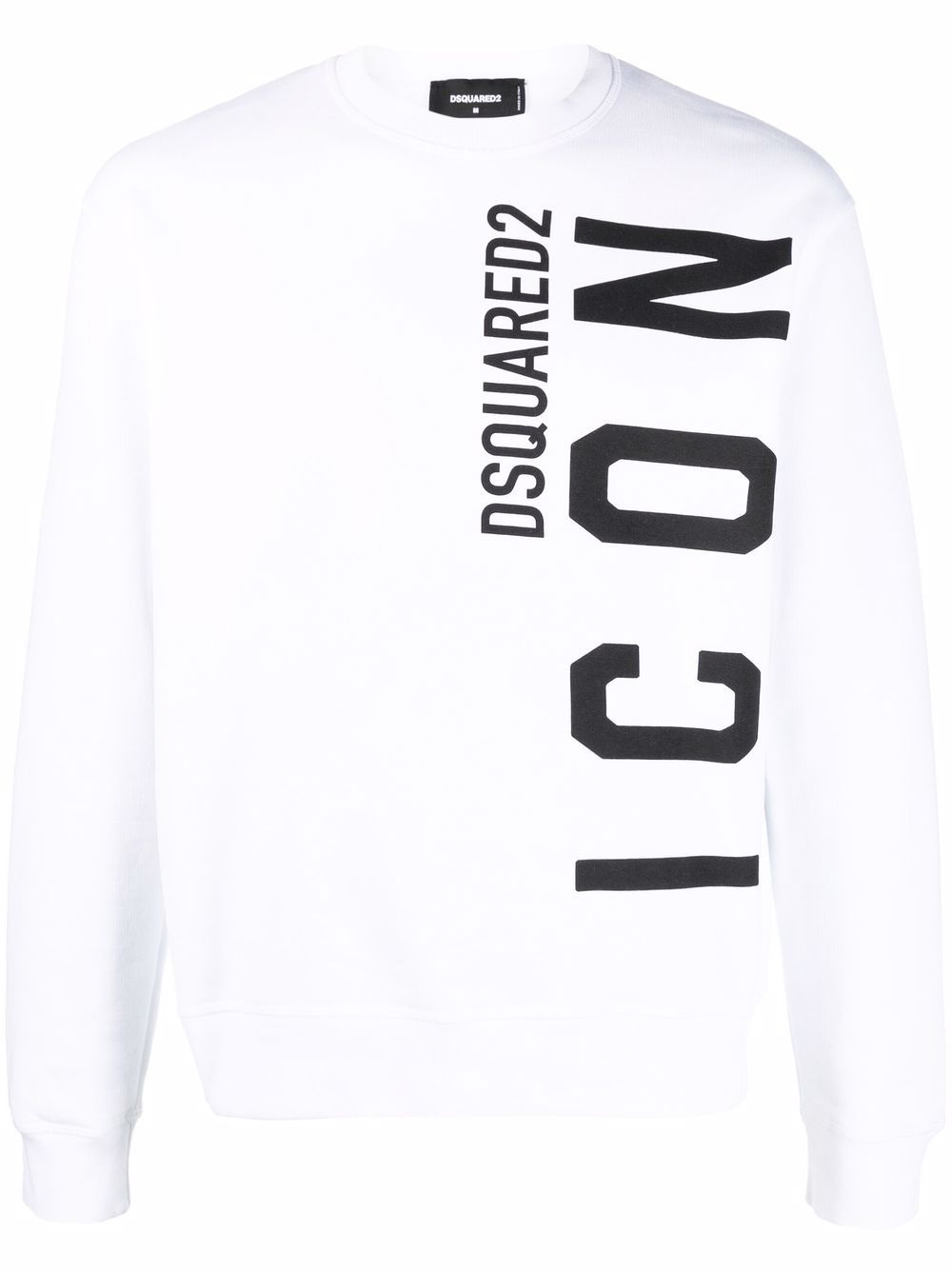 Logo-print cotton sweatshirt - White