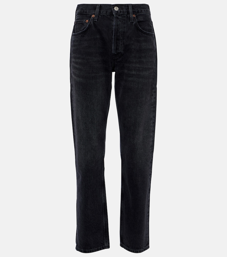 Parker Long mid-rise straight jeans