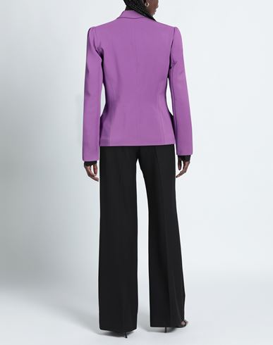 Olla Parég Woman Blazer Purple Size 2 Polyester, Elastane