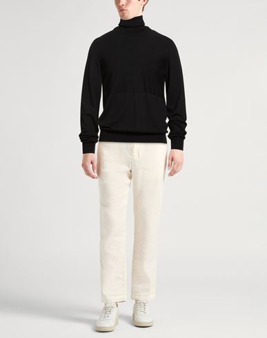 Man Turtleneck Black Size 38 Virgin Wool