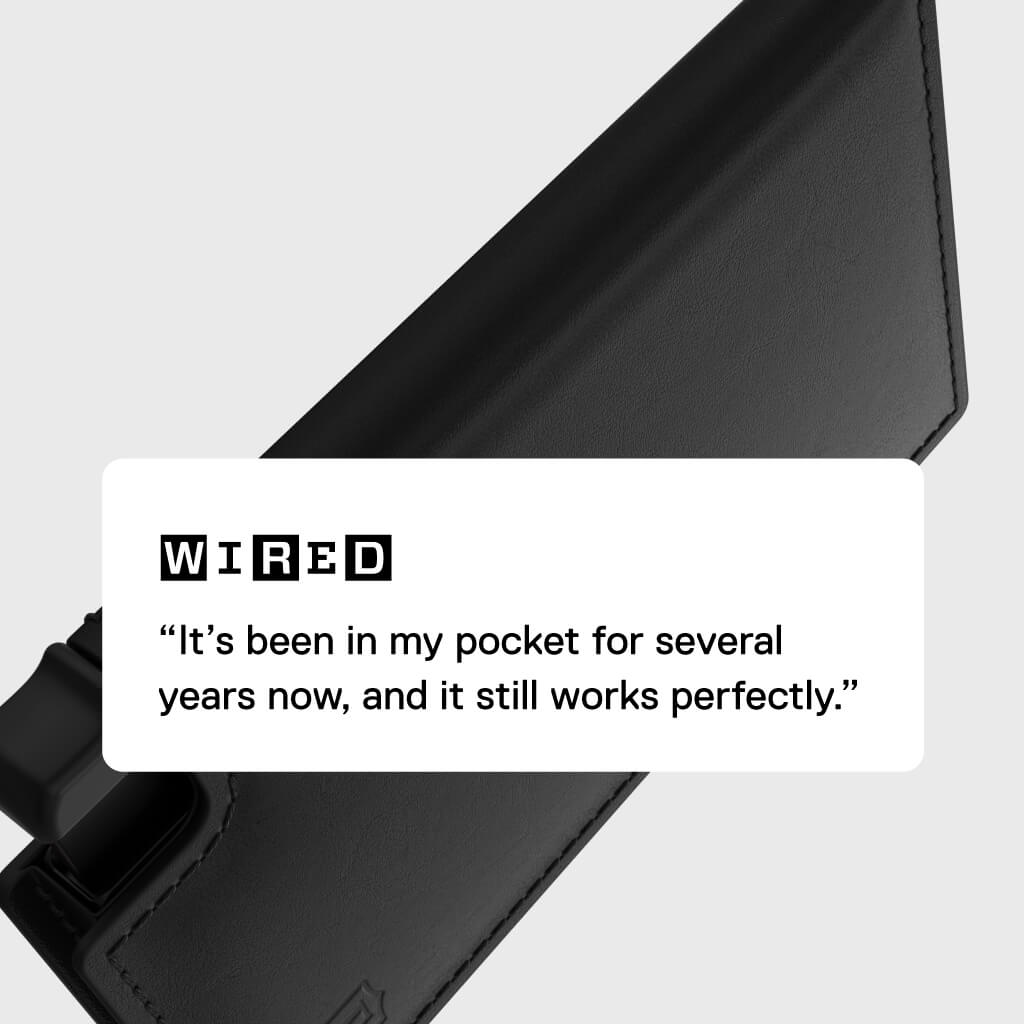 Men's Wallet - Smiley x Ekster Premium Slim Men's Wallet Trackable Wallet Leather Smart Wallet RFID Blocking