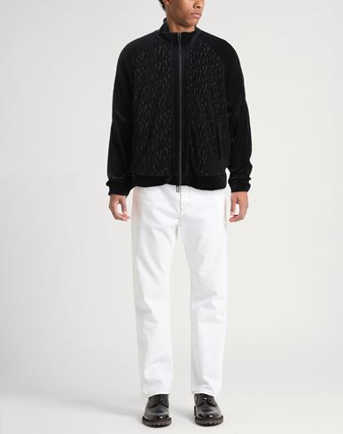 Man Sweatshirt Midnight blue Size L Cotton, Polyamide