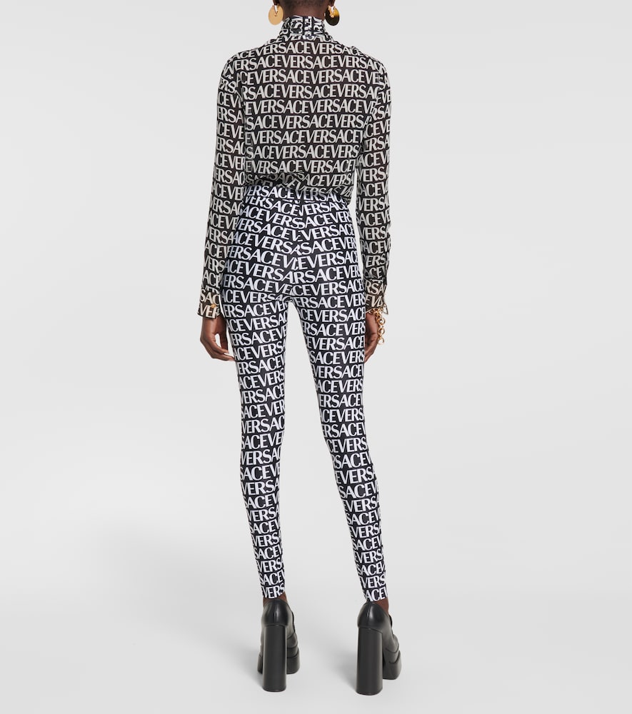 Logo-print leggings