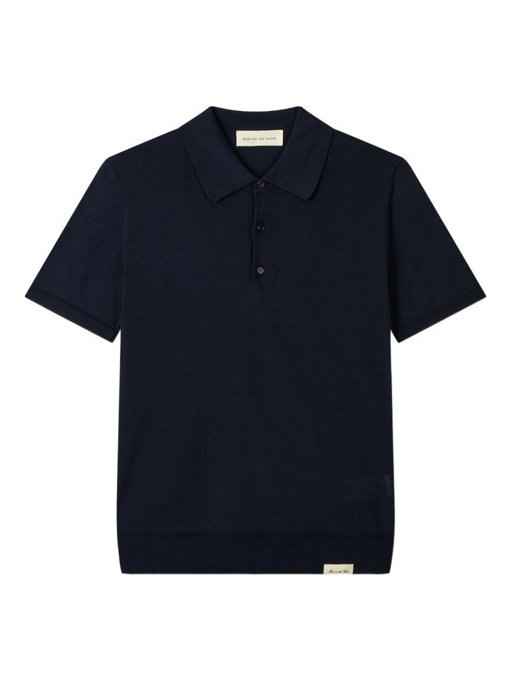 Knitted polo shirt - Blue