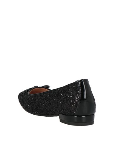 Woman Ballet flats Black Size 6 Textile fibers, Leather