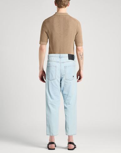 Man Jeans Blue Size 35 Cotton