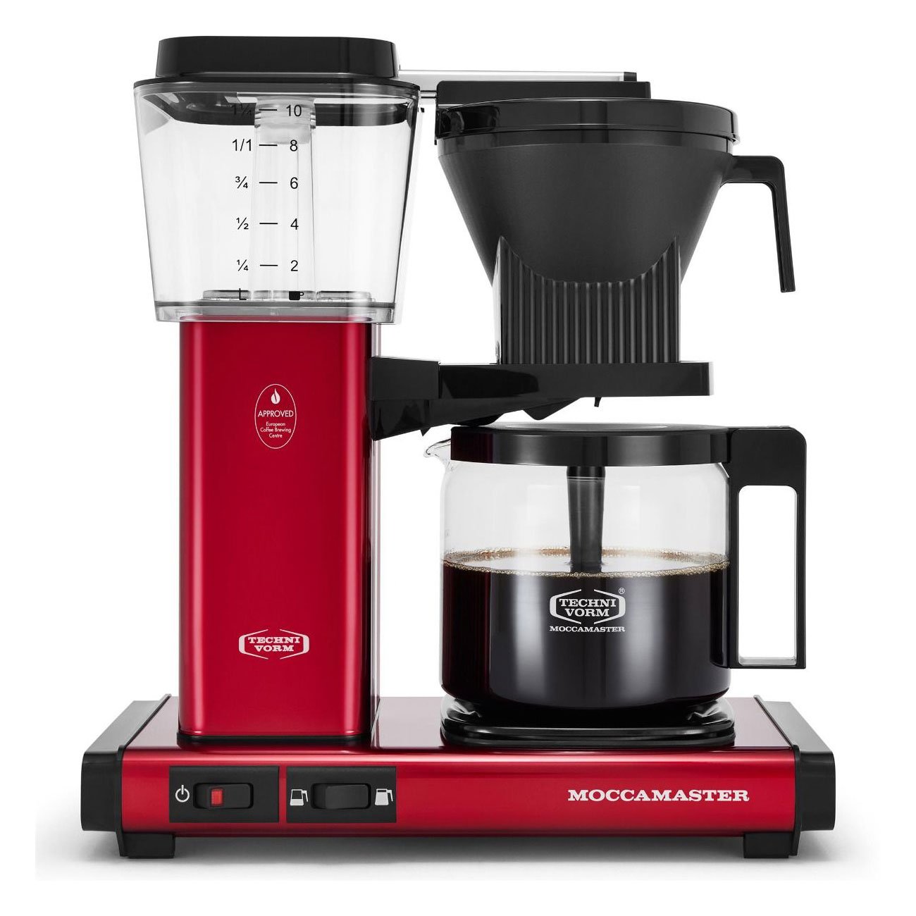 Moccamaster KBGV Select 10-Cup Candy Apple Red Coffee Maker