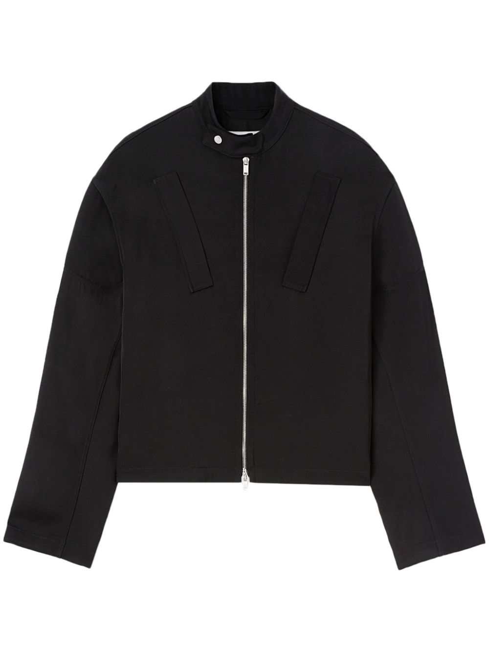 Zip-up biker jacket - Black