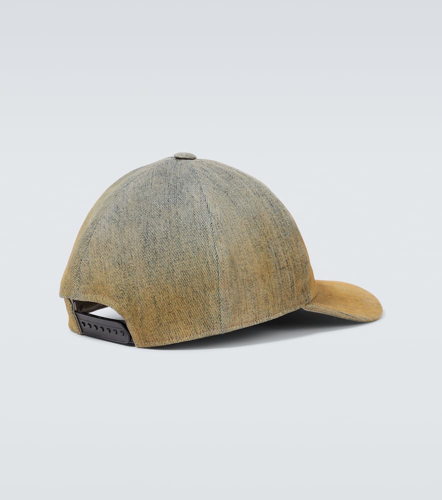 Denim baseball cap