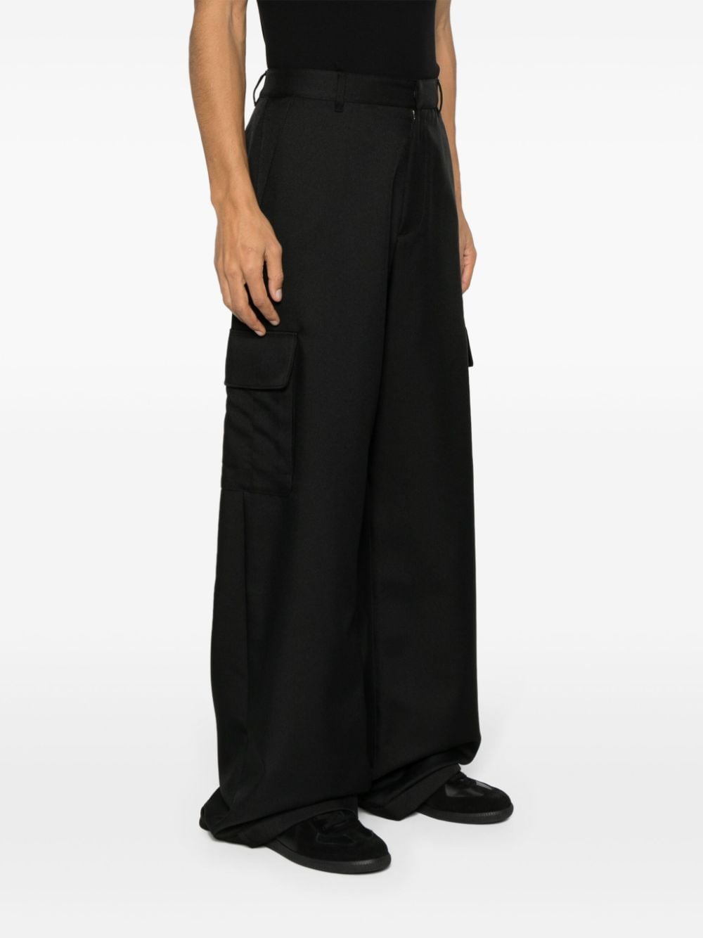 Ow Drill Cargo pants - Black