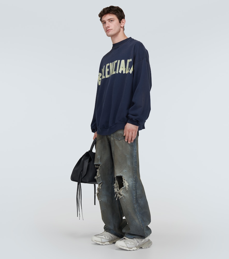 Distressed jeans