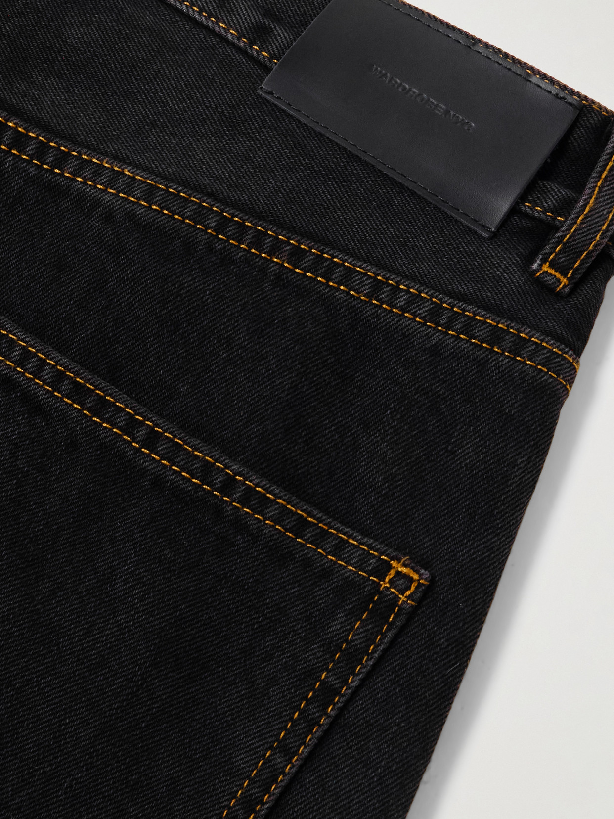 WARDROBE. NYC - Low-rise Boyfriend Jeans - Black
