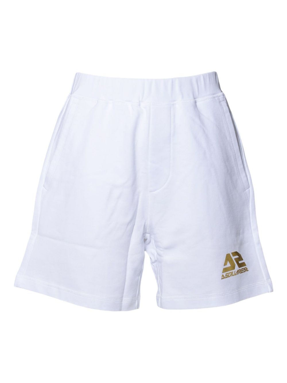 DSQUARED2 logo-motif shorts - White