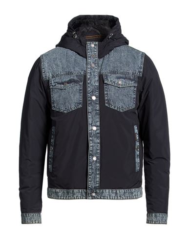 Man Jacket Midnight blue Size 38 Cotton, Polyester