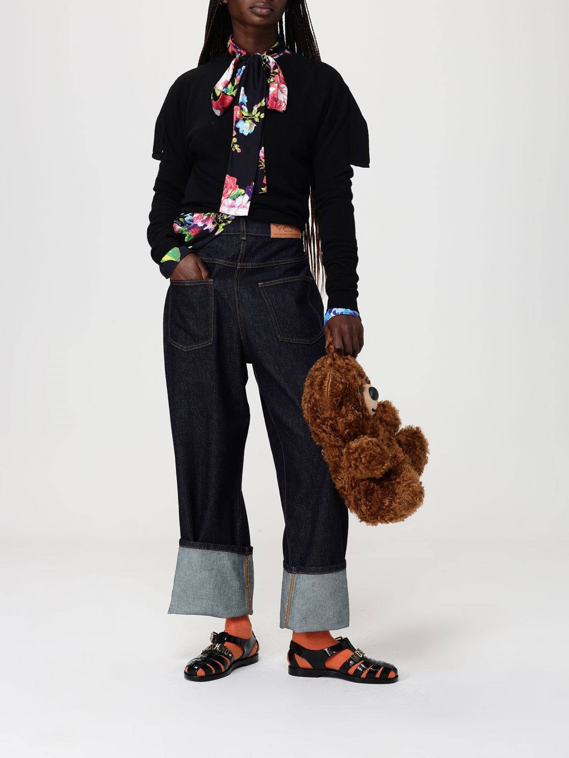 Jeans Woman color Denim