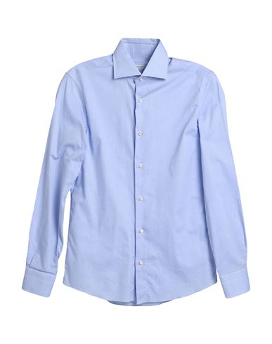 Man Shirt Azure Size 17 ¾ Cotton