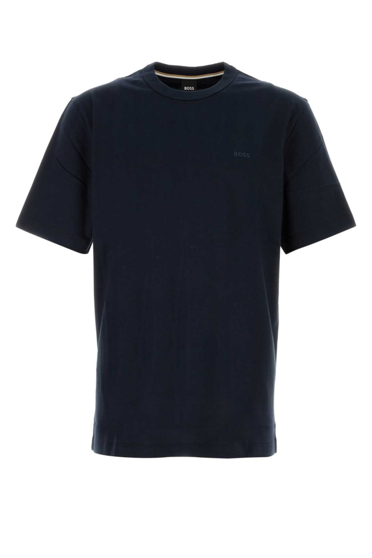 Navy Blue Cotton T-shirt