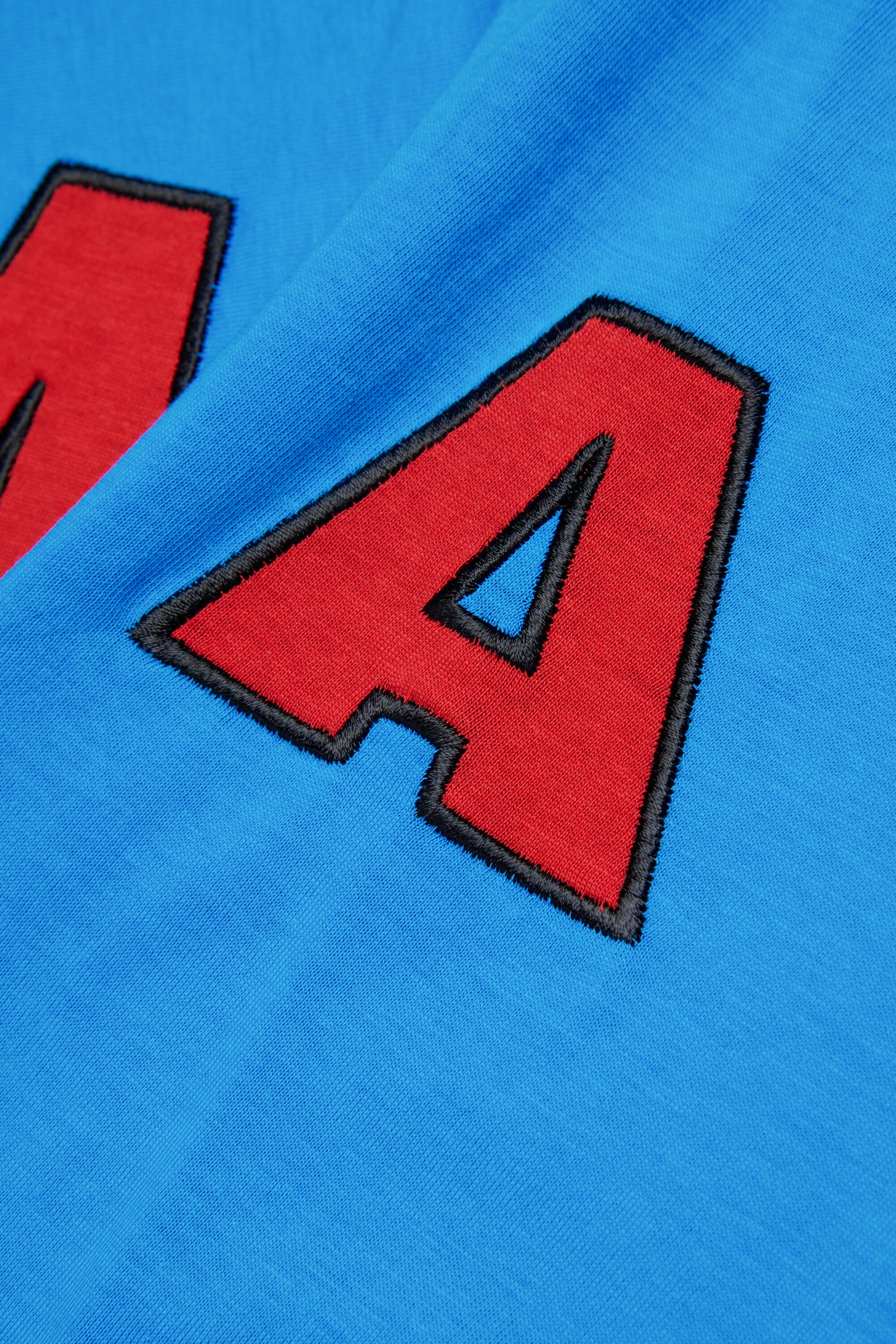 For Kids - T-shirt con logo ricamato - Blu