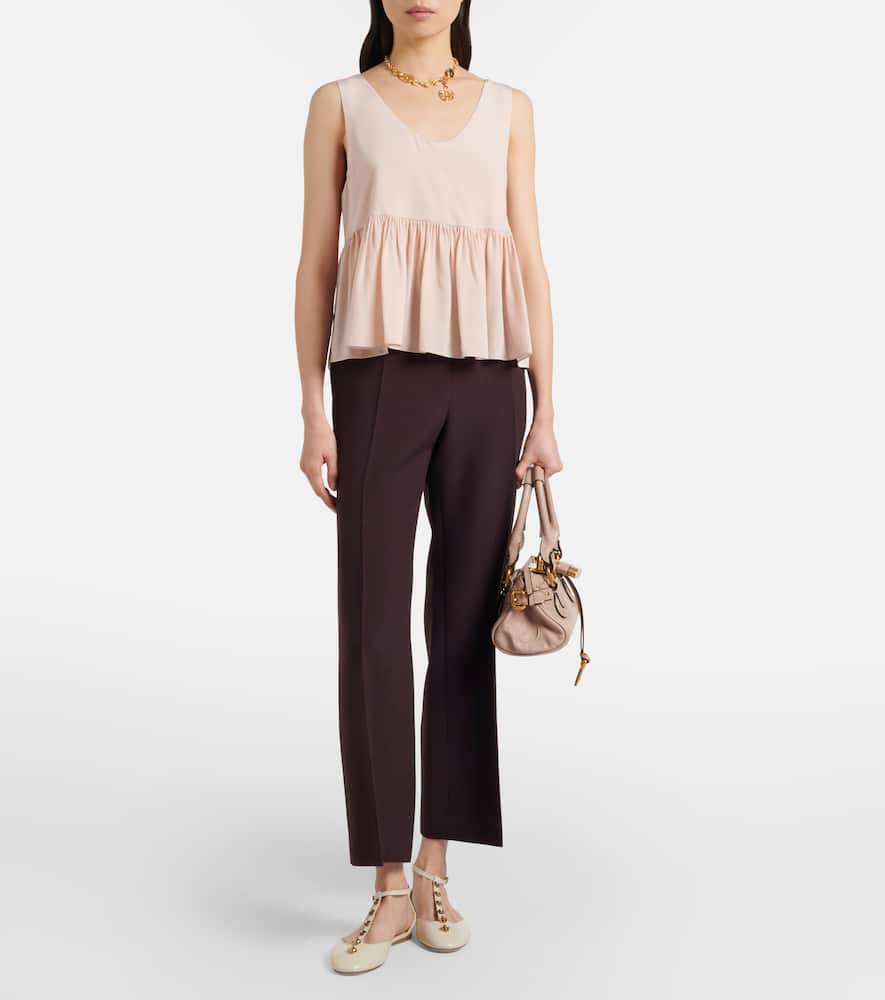 Chloé Celeste embellished leather flats