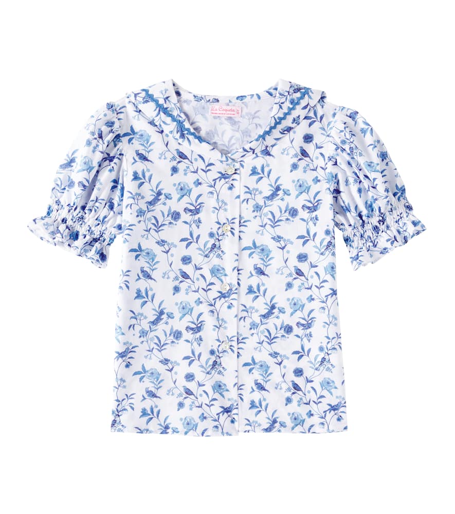 Georgina floral cotton blouse