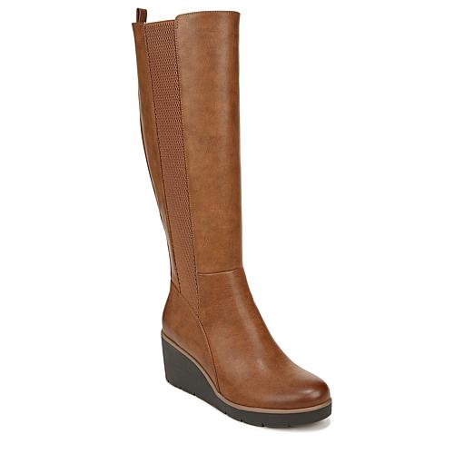 SOUL Adrian Wide Calf High Shaft Boot - Toffee Wide Calf