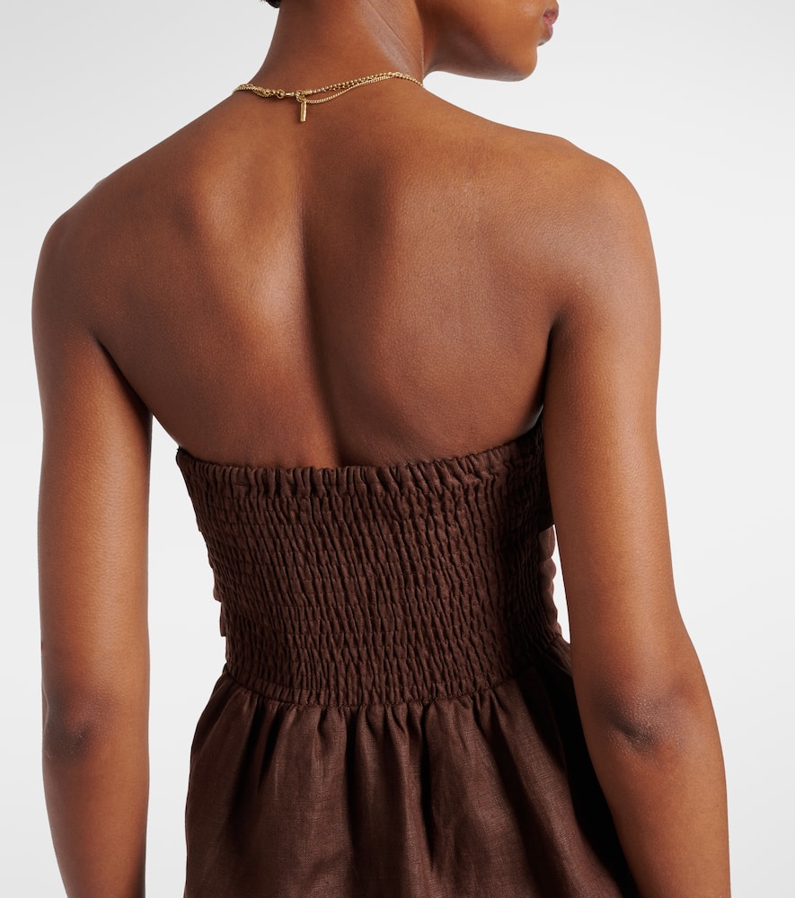 Faithfull Caen linen top