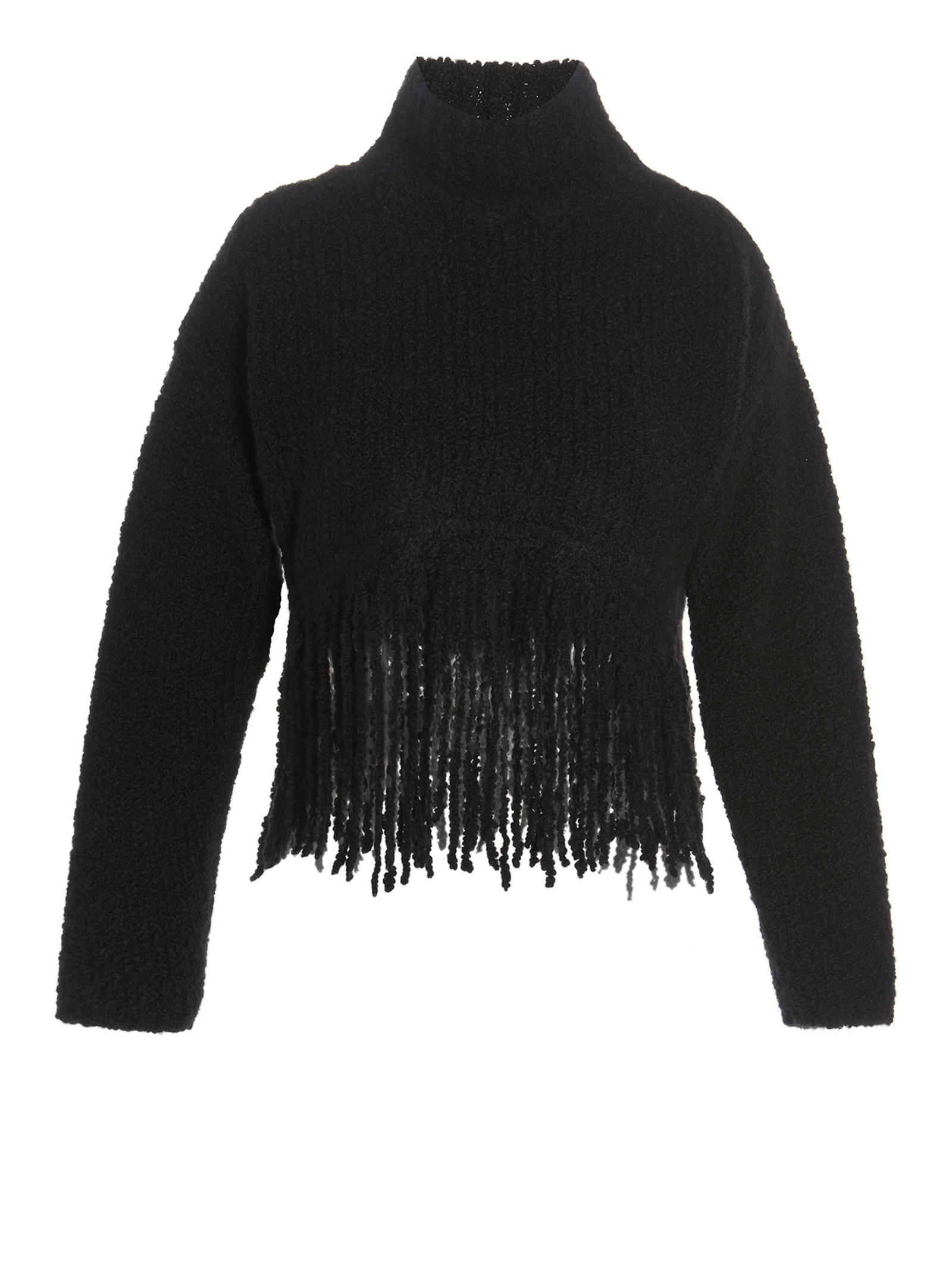 MIXIK Black Cashmere Women's Cardigan