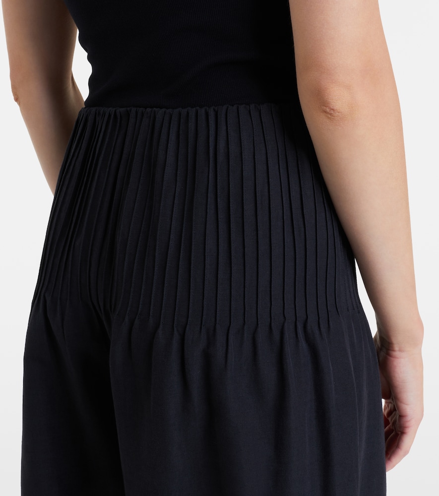 Cotton, rayon, and linen balloon pants