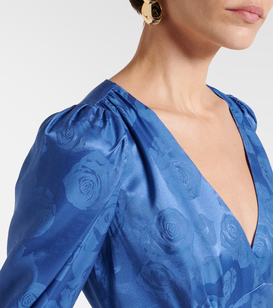Paisley midi dress