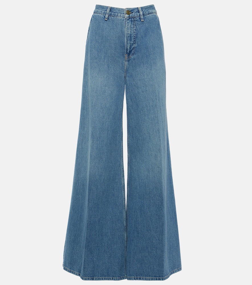 Extra Wide Leg high-rise jeans