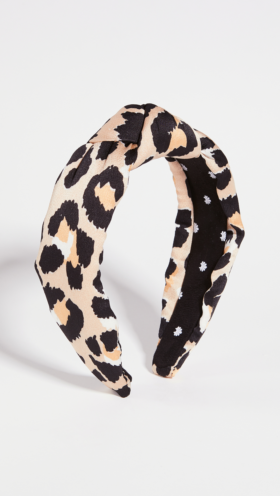 Silk Leopard Knotted Headband