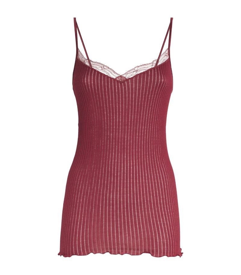 Ribbed Spaghetti Strap Top