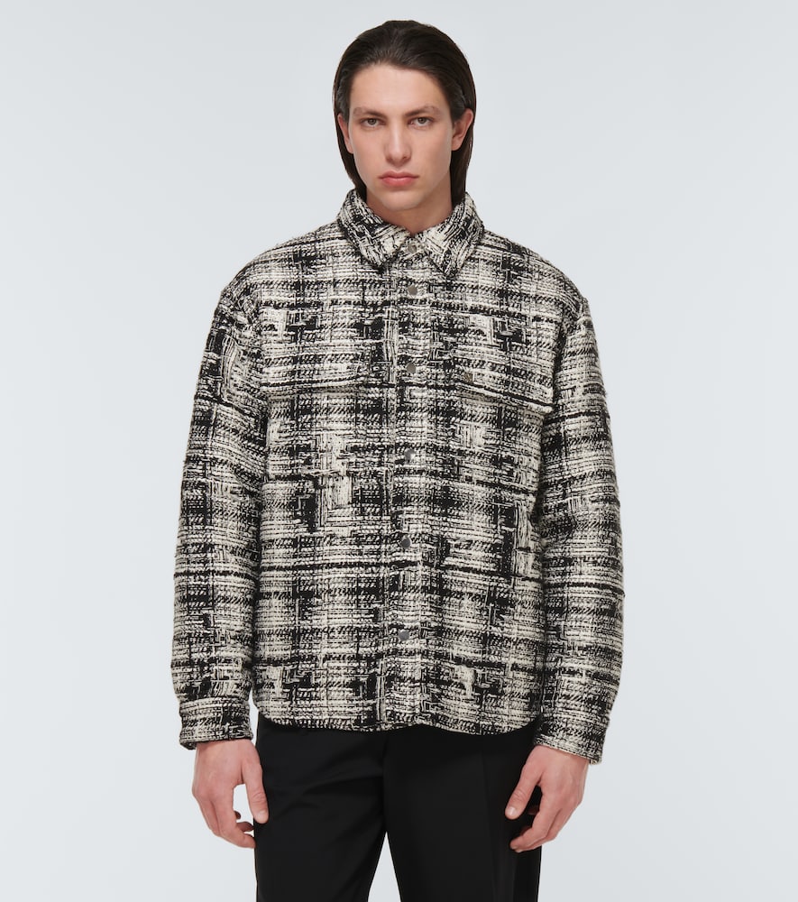 Amiri Tweed blouson jacket