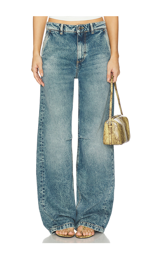 Icon Denim Ava Wide Leg Jeans in Blue. 27. Also