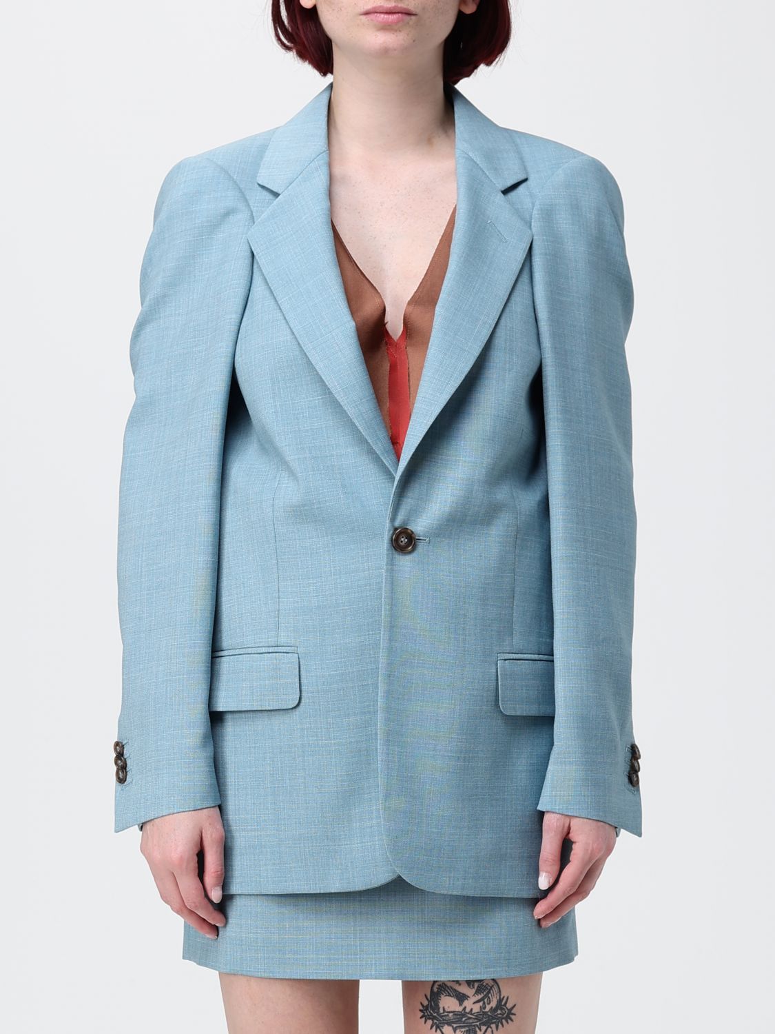 Jacket Woman color Blue