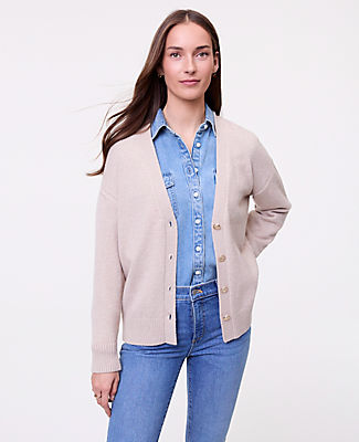 Ann Taylor Weekend Boyfriend Cardigan