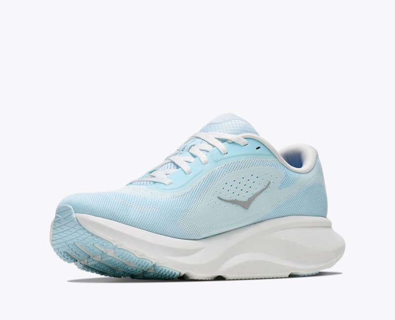 HOKA Women's Rincon 5 Shoes in Glimmering Blue/Silver
