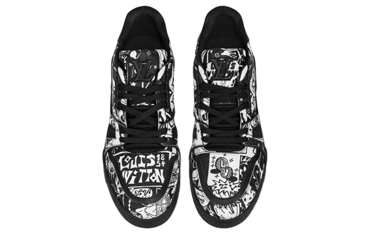 LV Trainer Sneakers 'Comic Black White'