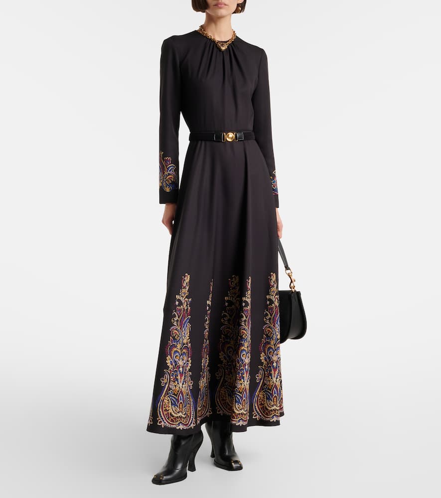 Paisley maxi dress