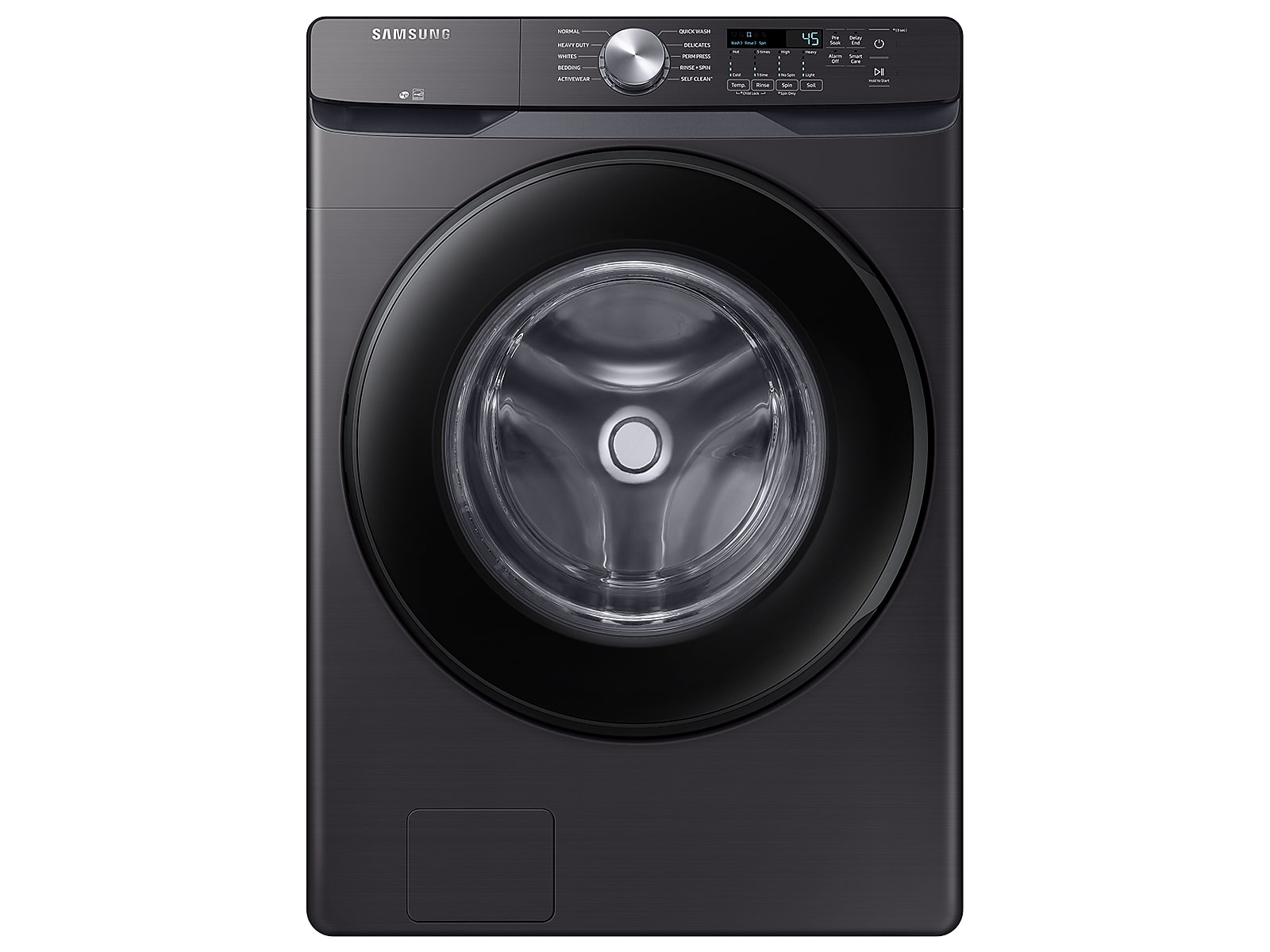 4.5 cu. ft. Front Load Washer with Vibration Reduction Technology+ in Brushed Black(WF45T6000AV/A5)