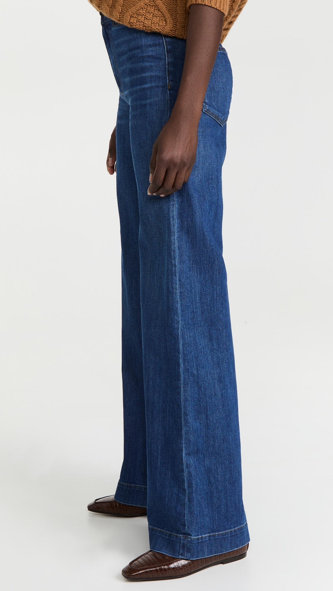 Brighton Wide Leg Jeans Mercury