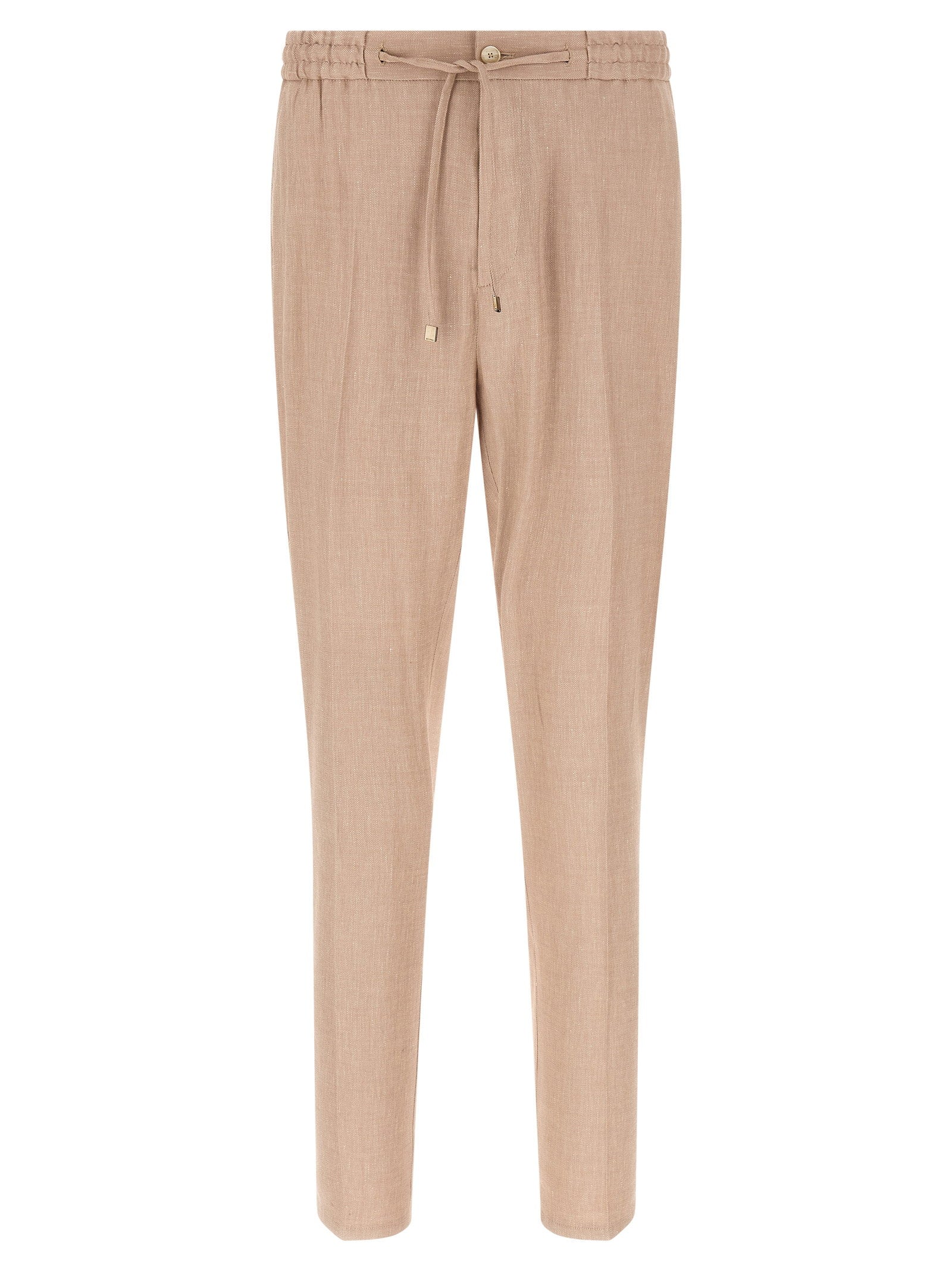 Flamed Linen Joggers