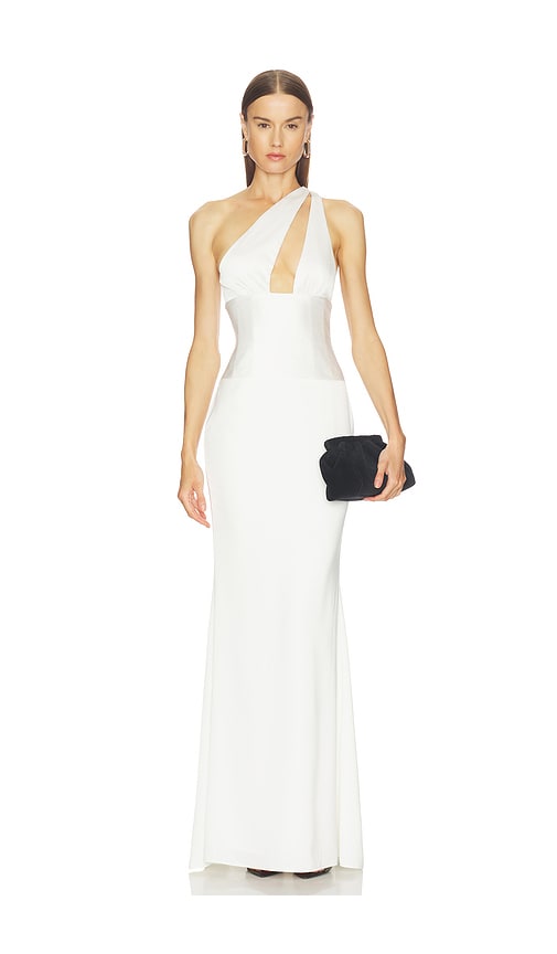 Michael Costello x REVOLVE Sorbara Gown in Ivory. - L also in M, S, XL
