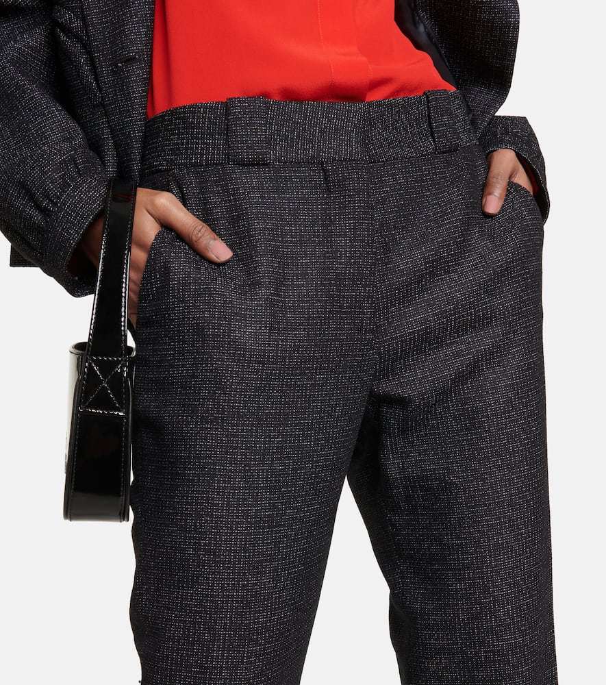 Blazé Milano Percheron high-rise wool-blend pants