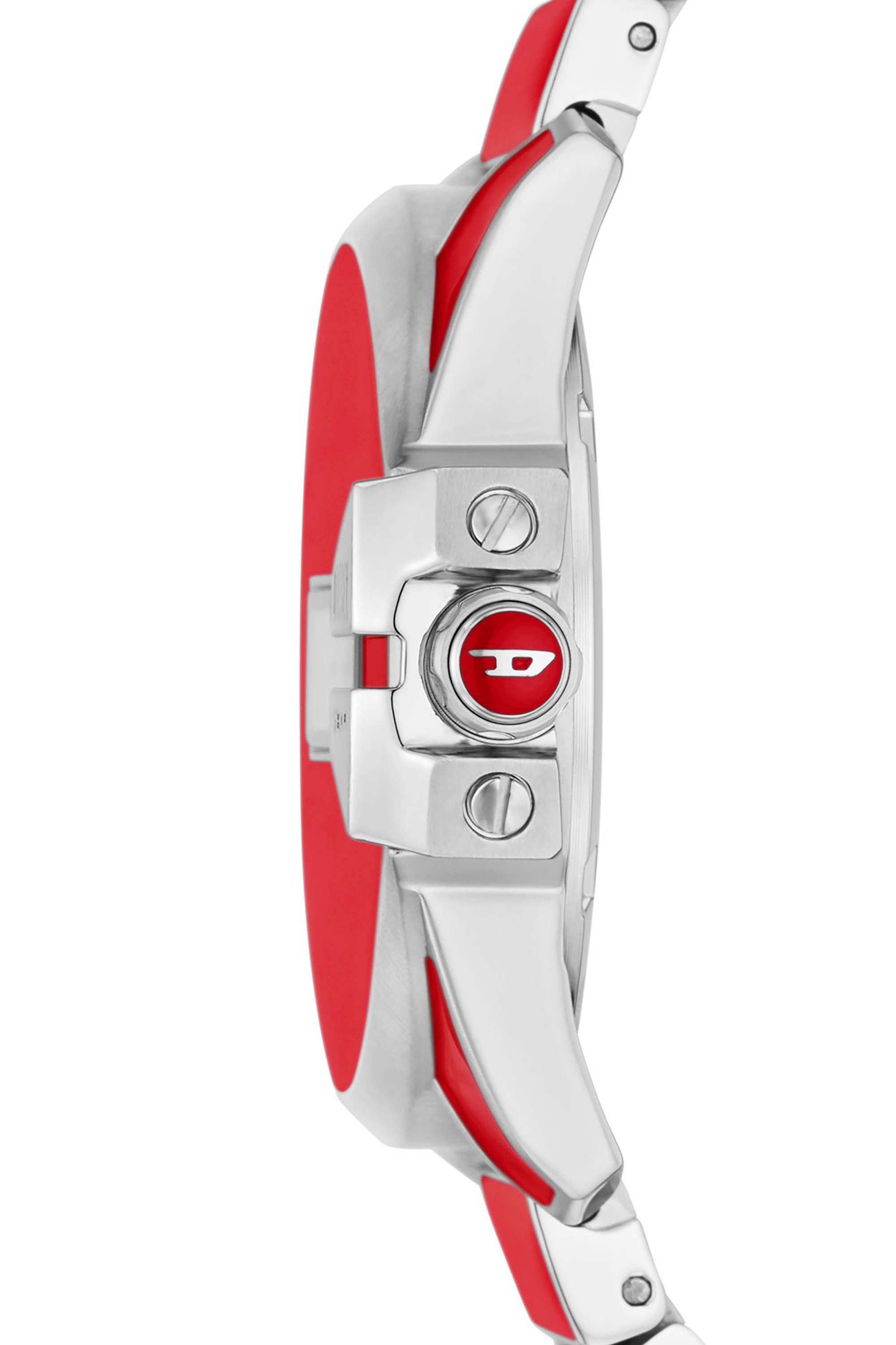 Baby Chief Digital red enamel and stainless steel watch - Timeframes - Unisex - Red