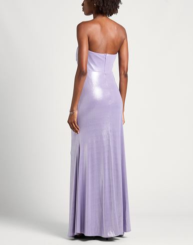 Woman Maxi dress Lilac Size 8 Polyester