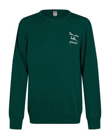 Vacanze Di Natale Man Sweater Dark green Size M Polyamide, Wool, Viscose, Cashmere