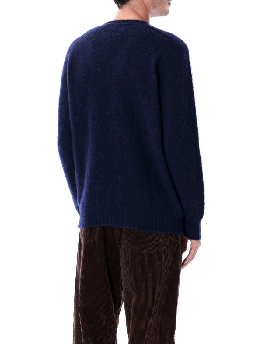 Navy Blue Wool Sweater